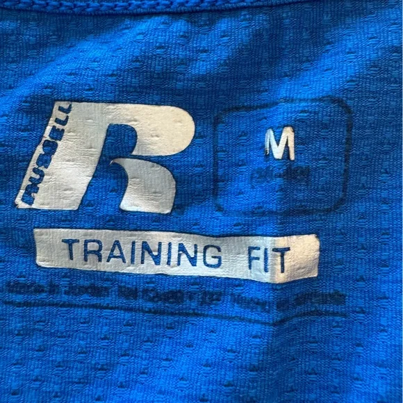 Russell Athletic Blue Training Fit Tank Top M - Picture 2 of 3